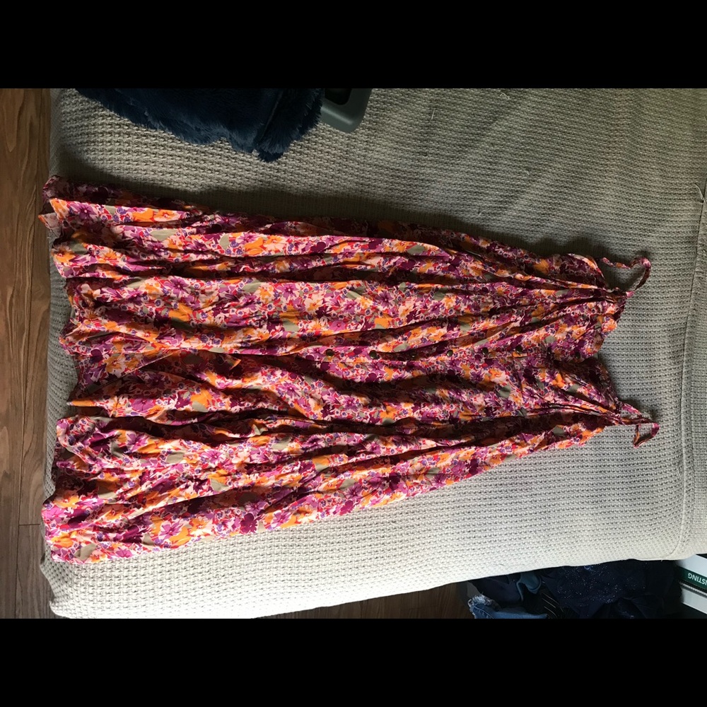 Urban Outfitters bright floral dress